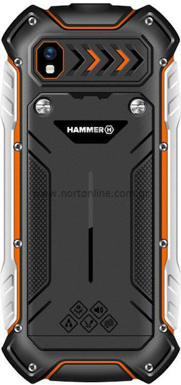 Hammer Boost LTE 256MB/64MB Dual SIM Resistant Mobile with Buttons Black view 3