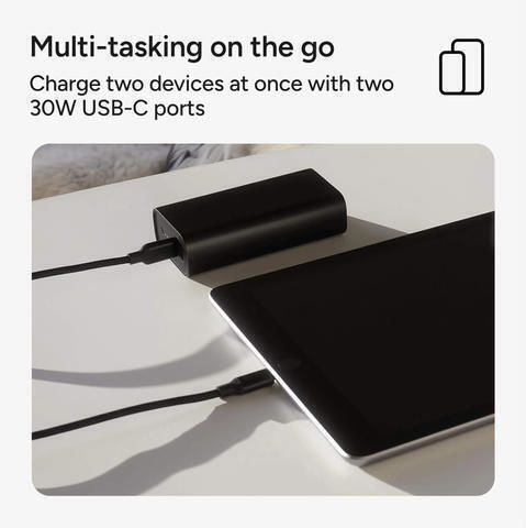 Mophie Power Bank 10000mAh Black view 5