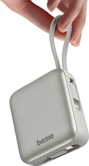 Energea Bazic Fusion Mini Power Bank 10000mAh 20W with USB-C Port Power Delivery / Quick Charge 3.0 Gray vue 2