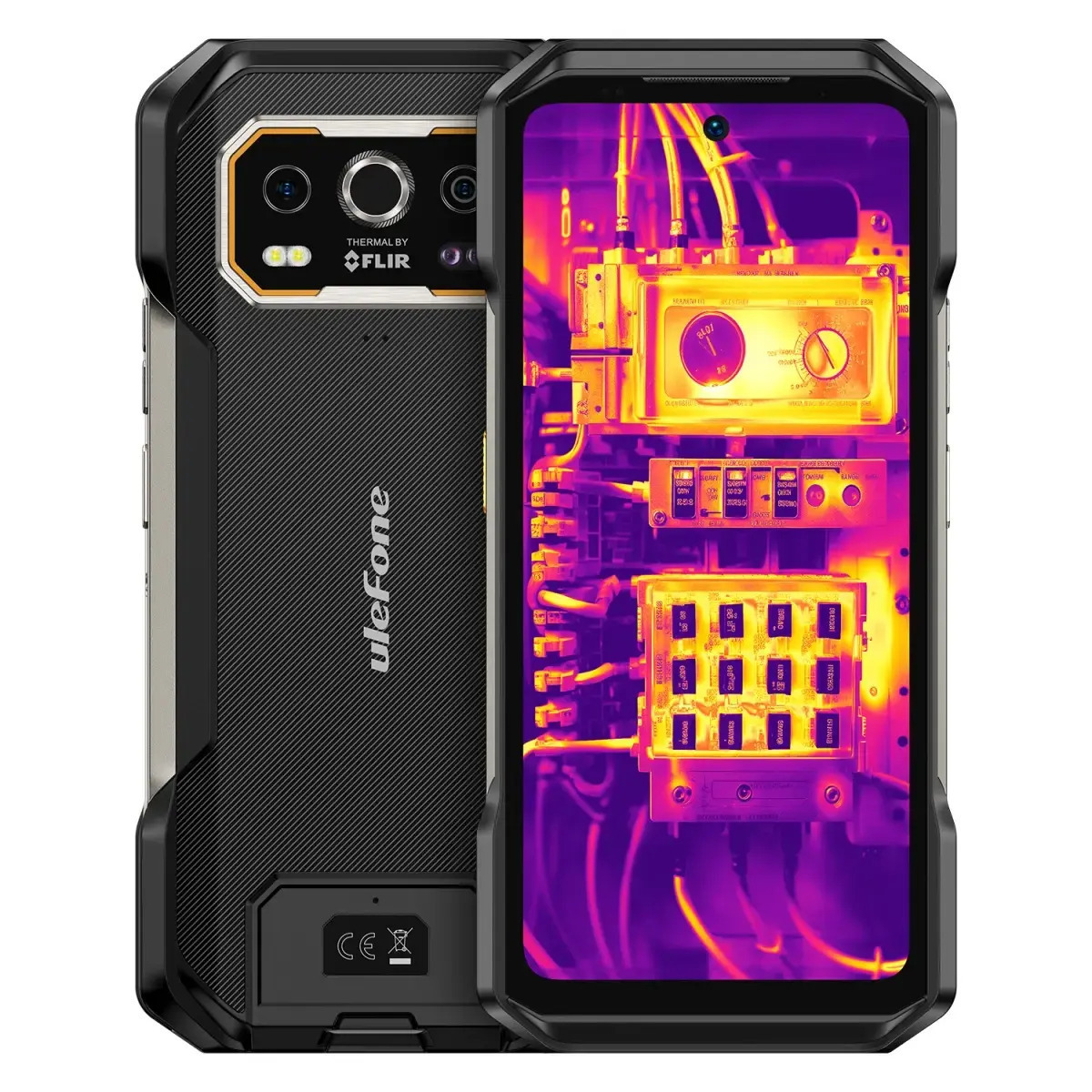 Ulefone Armor 27T+ Thermal Dual SIM (12/256GB) Rugged Smartphone Black vue 2