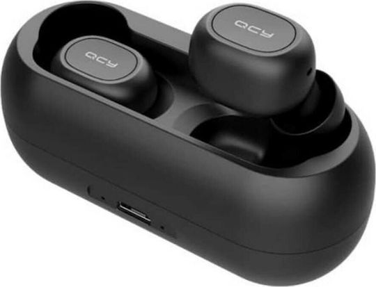 QCY T1c In-ear Bluetooth Handsfree Earphones with Charging Case Black view 6