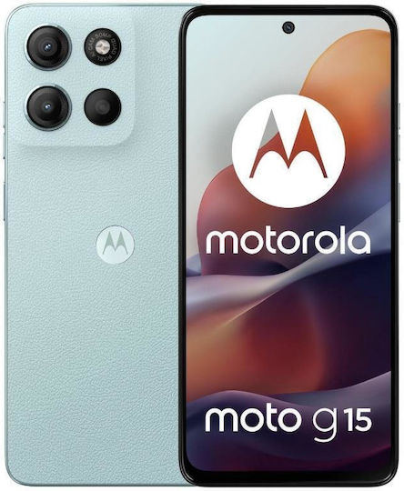 Motorola Moto G15 Dual SIM (8GB/128GB) Glacier Blue vue 4