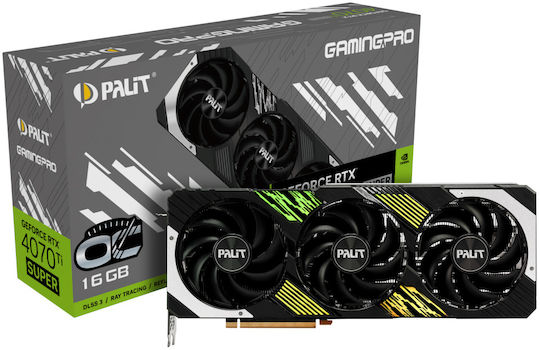 Palit GeForce RTX 4070 Ti Super 16GB GDDR6X GamingPro OC Graphics Card