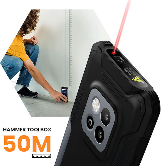 Hammer Construction 2 5G (6GB/128GB) Resistant Smartphone Black view 2