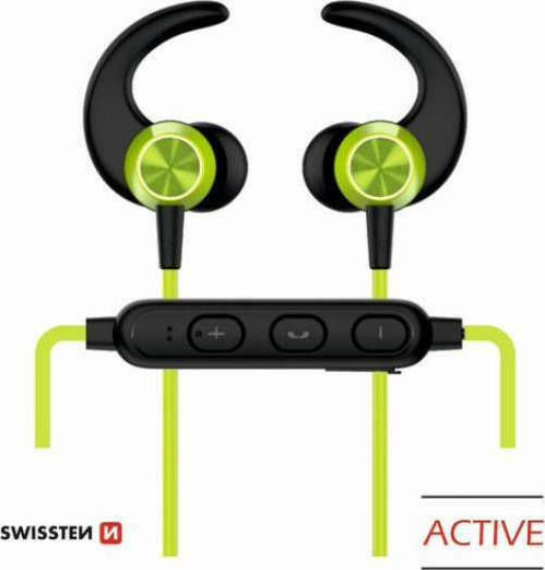 Swissten Active 51105090 In-ear Bluetooth Handsfree Earphones Green