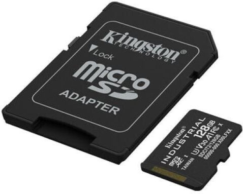 Kingston Industrial Microsdhc 128gb Class 10 A1 Pslc + Sd Adapter Ansicht 3