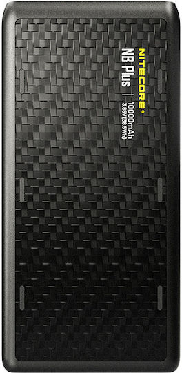 NiteCore NBplus Power Bank 10000mAh 22.5W with USB-A Port and USB-C Port Black view 2