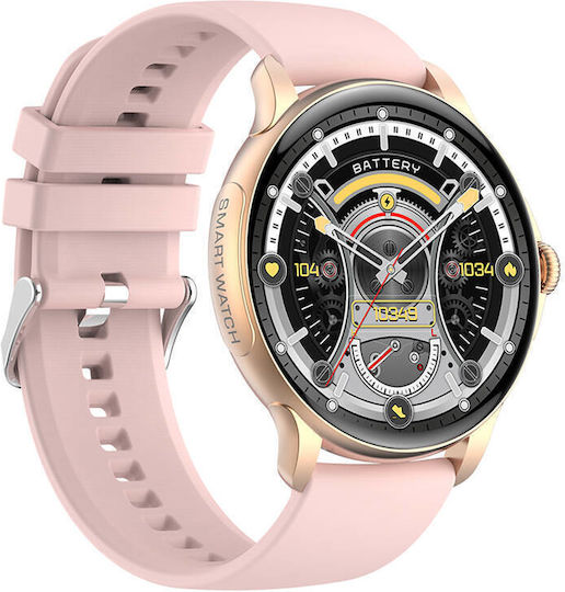 Colmi V72 Smartwatch with Heart Rate Monitor (Gold) view 2