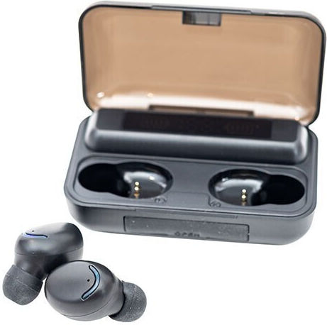 In-ear Bluetooth Handsfree Earphones with Charging Case Black view 3