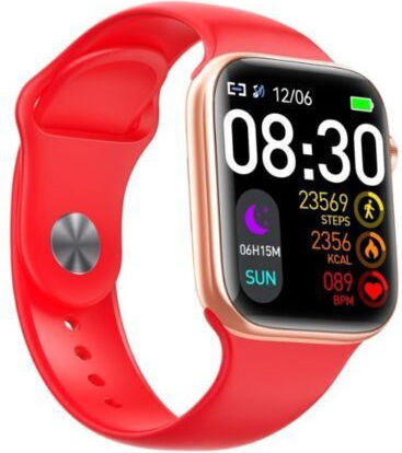 XW78+ PRO Aluminium 44mm Smartwatch with Heart Rate Monitor (Red) view 2