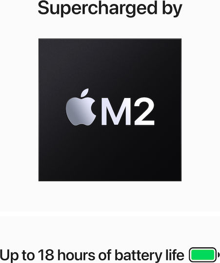Apple MacBook Air 15" (2023) 15.3" Retina Display (M2-8‑core/8GB/256GB SSD) Midnight (GR Keyboard) view 4