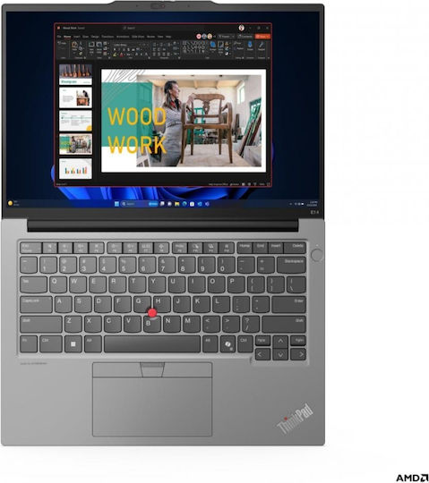 Lenovo ThinkPad E14 Gen 6 (AMD) 14" IPS FHD+ (Ryzen 5-7535HS/16GB/512GB SSD/No OS) (US Keyboard) view 8