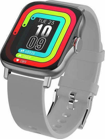 Lemfo FM08 Smartwatch with Heart Rate Monitor (Gray)