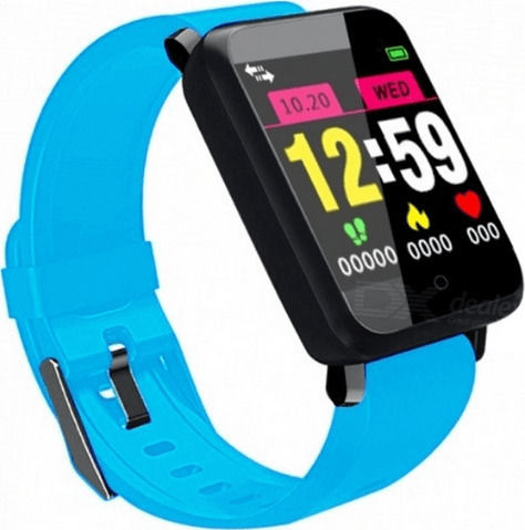 F1 Smartwatch with Heart Rate Monitor (Blue) view 3