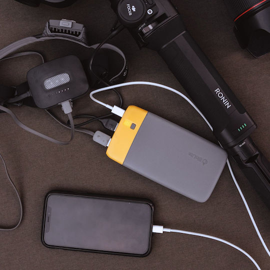BioLite 80 PD Power Bank 20000mAh 18W with 2 USB-A Ports and USB-C Port Power Delivery / Quick Charge 3.0 Gray view 5