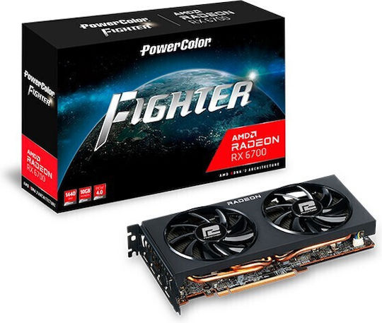 PowerColor Radeon RX 6700 10GB GDDR6 Fighter Graphics Card