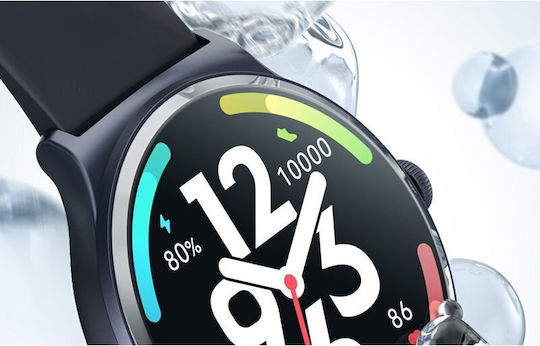Haylou Solar Lite 46mm Smartwatch with Heart Rate Monitor (Blue) vue 4