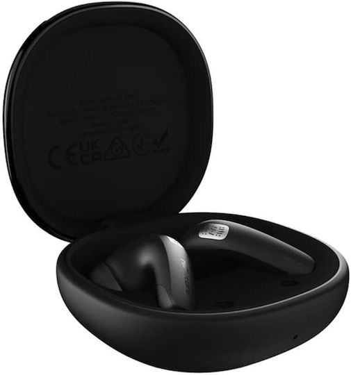 HiFuture FlyBuds4 AI Bluetooth Handsfree Earphones with Charging Case Black