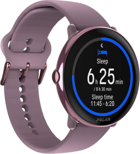 Polar Ignite 3 43mm Waterproof Smartwatch with Heart Rate Monitor (Purple Dusk) view 4