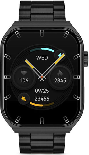 Ksix Olympo Smartwatch with Heart Rate Monitor (Black) view 4