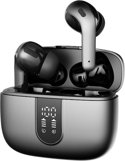 In-ear Bluetooth Handsfree Earphones with Sweat Resistance and Charging Case Black view 3