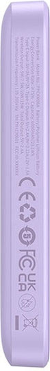 Baseus Mini Air MagSafe Power Bank 6000mAh 20W with USB-C Port Purple vue 9