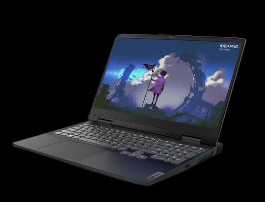 Lenovo IdeaPad Gaming 3 15IAH7 15.6" IPS FHD 120Hz (i7-12650H/16GB/512GB SSD/GeForce RTX 3060/W11 Home) Onyx Grey (International English Keyboard) view 8