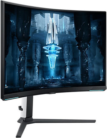 Samsung Odyssey Neo G8 S32BG850NP VA HDR Curved Gaming Monitor 32" 4K 3840x2160 240Hz with Response Time 1ms GTG view 3