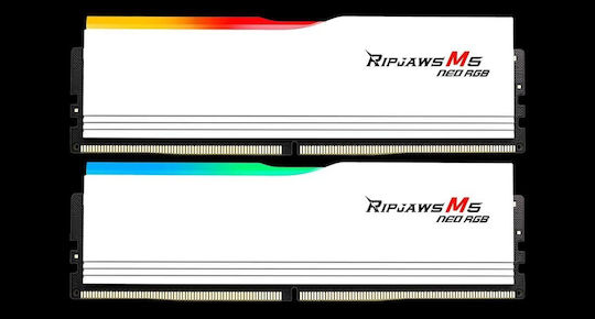 G.Skill Ripjaws M5 Neo RGB DDR5 64GB RAM with 2x32GB Modules and Speed 6000 for Desktop F5-6000J3636F32GX2-RM5NRW view 5