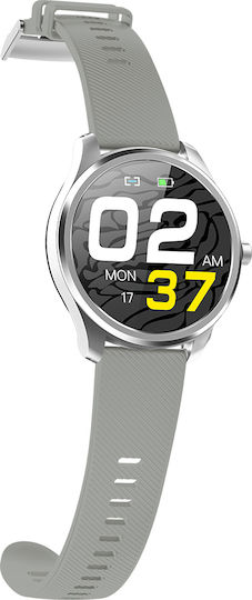 Kingwear KW35 Smartwatch with Heart Rate Monitor (Gray) view 3