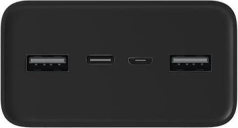 Xiaomi Power Bank 30000mAh 18W with 2 USB-A Ports and USB-C Port Black vue 4
