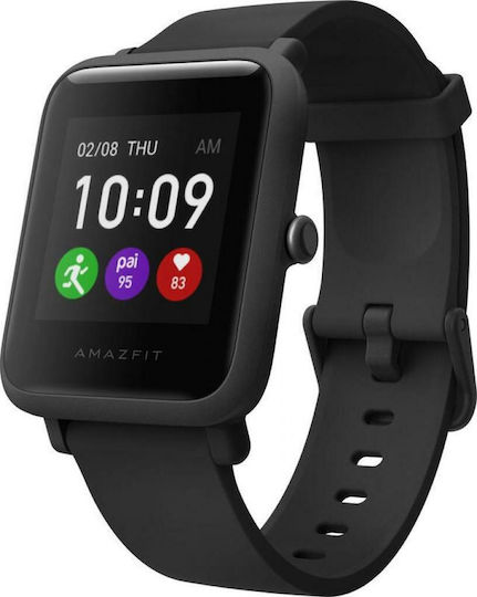 Amazfit Bip S Lite Waterproof Smartwatch with Heart Rate Monitor (Charcoal Black) view 2