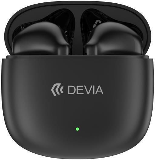 Devia EM404 Lite1 Earbud Bluetooth Handsfree Earphones with Charging Case Black view 1