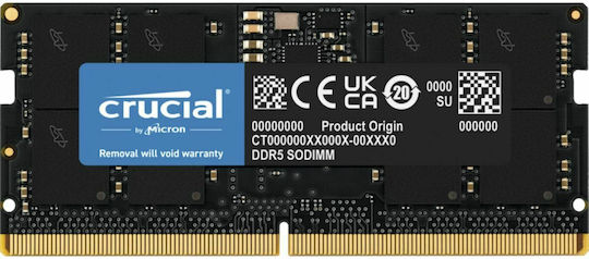 Crucial DDR5 with Module 1x16GB and Speed 4800 for Laptop CT16G48C40S5 view 2