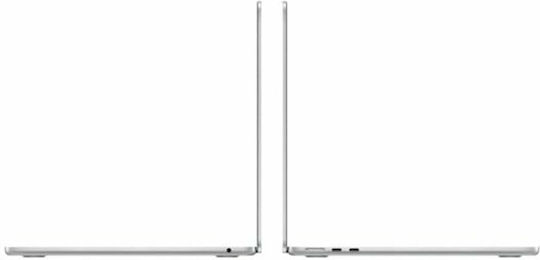Apple MacBook Air 13" (2024) 13.6" Retina Display (M3-8-core/16GB/256GB SSD) Silver (ES Keyboard) view 3