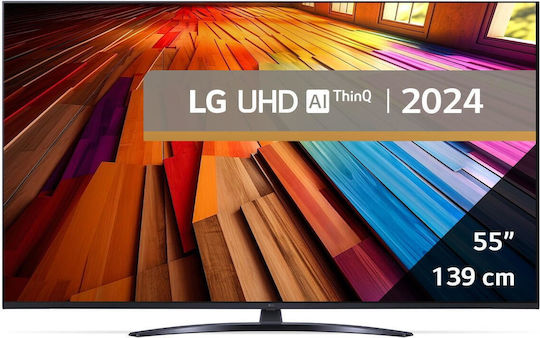 LG Smart Television 55" 4K UHD LED 55UT81003LA HDR (2024) view 1