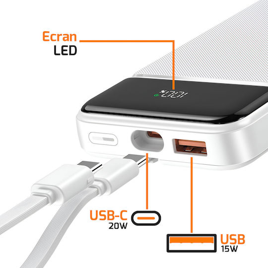 Maxexcell Power Bank 10000mAh White view 2