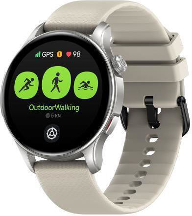 Zeblaze Btalk 3 GPS 45mm Smartwatch with Heart Rate Monitor (Creamy)
