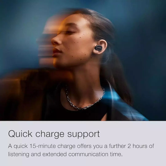 Bowers & Wilkins Pi8 In-ear Bluetooth Handsfree Earphones with Sweat Resistance and Charging Case Anthracite Black view 3