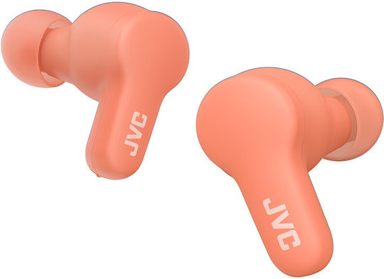 JVC HA-A7T In-ear Bluetooth Handsfree Earphones with Sweat Resistance and Charging Case Peach view 2