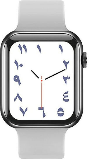 DAS.4 SU01 Smartwatch with Heart Rate Monitor (White)