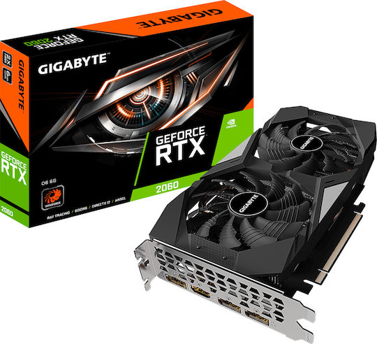Gigabyte GeForce RTX 2060 rev. 2.0 6GB GDDR6 D6 Graphics Card