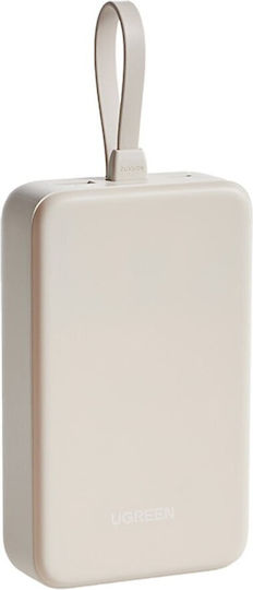 Ugreen PB521 USB-C Power Bank 20000mAh 30W with USB-A Port Power Delivery White vue 3