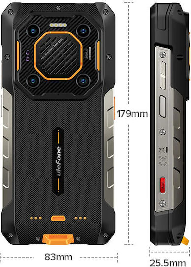 Ulefone Armor 26 Ultra Walkie-talkie 5G Dual SIM (12GB/512GB) Resistant Smartphone Black view 2