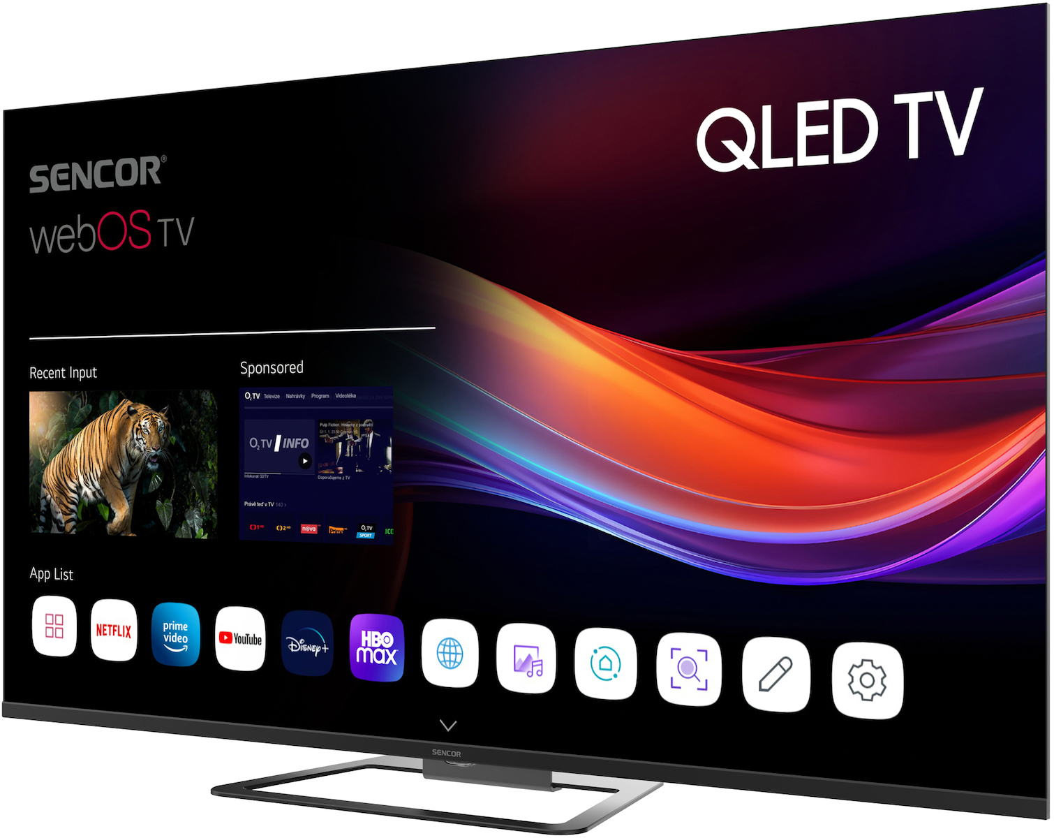 Sencor Smart Television 50" 4K UHD QLED SLE 50Q871B HDR (2025) view 4