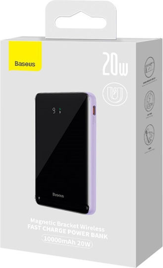 Baseus MagSafe Power Bank 10000mAh 20W with USB-C Port Purple vista 5