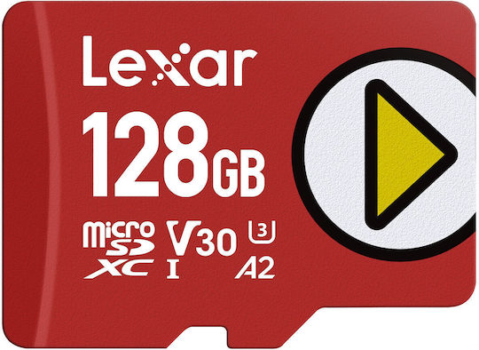 Lexar Play SDXC 128GB U3 V30 A1 UHS-I 150MB/s Memory Card with Adapter
