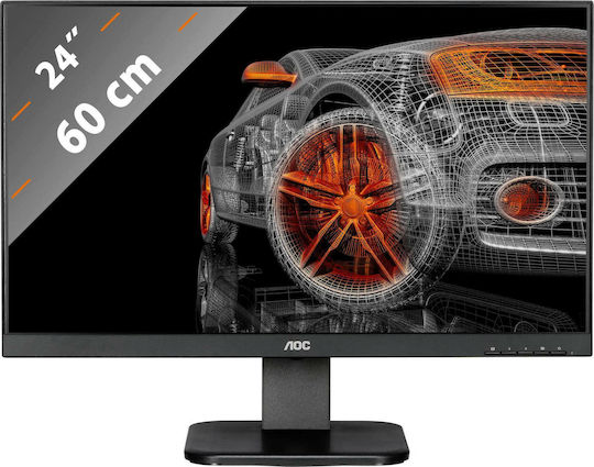 AOC 24P1 IPS Monitor 23.8" FHD 1920x1080 with Response Time 5ms GTG view 3