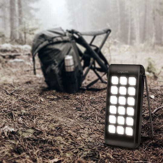LogiLink Solar Power Bank 10000mAh Power Delivery Black view 2