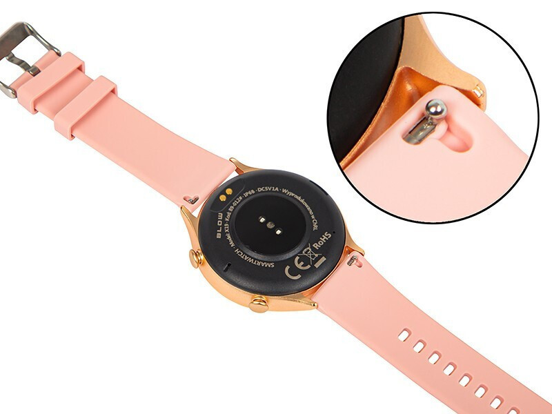 Blow X19 47mm Smartwatch with Heart Rate Monitor (Pink) view 5